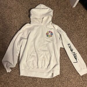 Keith Haring White Hoodie